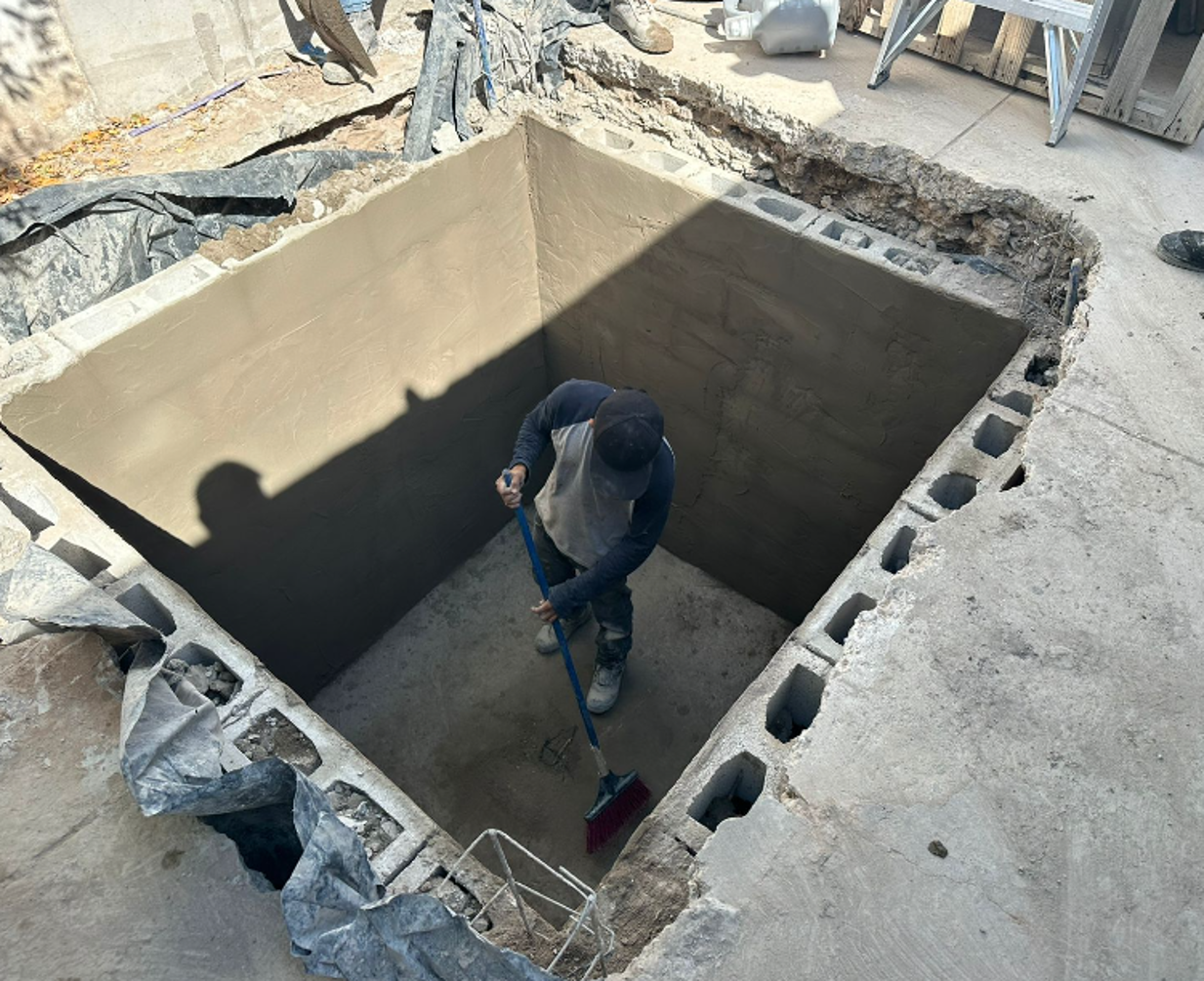 Construcción de cisterna de 2500 litros – imagen 2